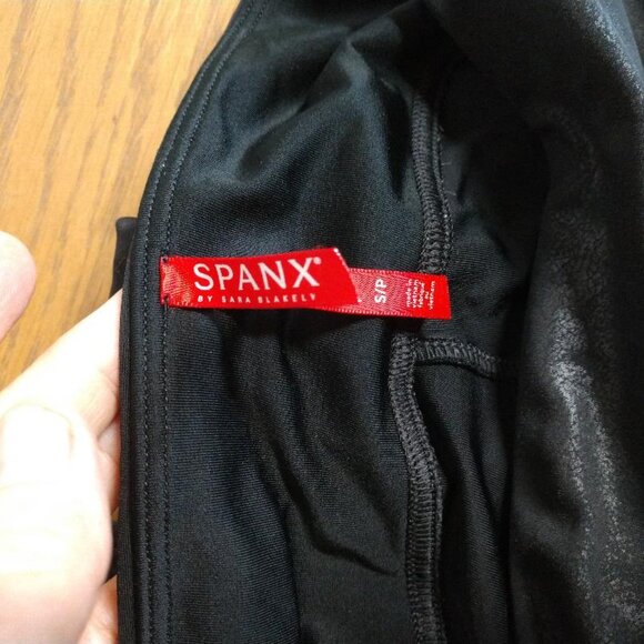 Women SPANX Sara Blakely Leggings Black Size S/P - Picture 7 of 8